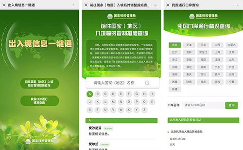 國(guó)家移民管理局推出疫情防控期間出入境信息查詢(xún)服務(wù)